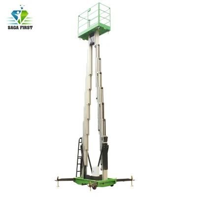 14m Two Mast Aluminum Alloy Elevator