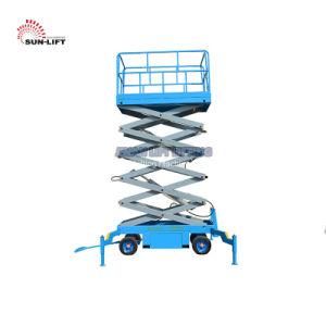 Electric Mobile Hydraulic Scissor Lift Platform Vertical Personal Lift Equipment with Ce