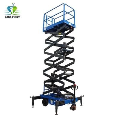 Ce Certified Electric Hydraulic 10m Lift Height Scissor Lift