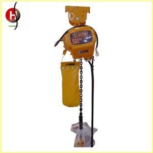 0.5t Electric Chain Hoist with Manual Trolley
