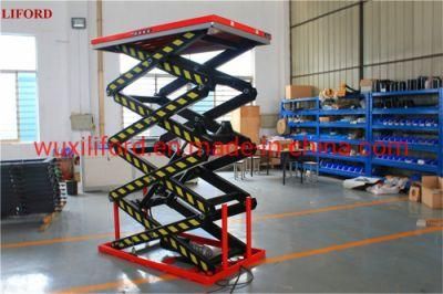 800kg Capacity Four Scissors Electric Stationary Lifting Table