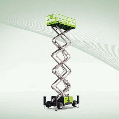 Zs1623rt 18m Zoomlion Diesel Rough Terrain Scissor Lifts Price for Sale