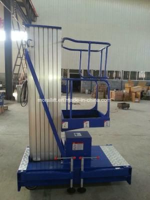 Single Mast 10m Aluminum Alloy Maintenance Lift