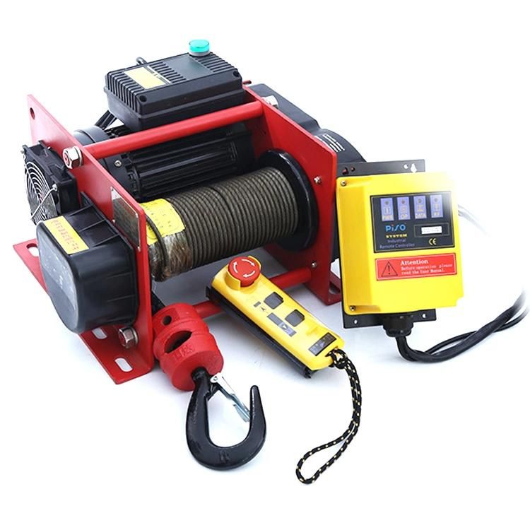 12V 1.5 2 Ton 3ton 3000lbs Electric Hydraulic Winch 50kn