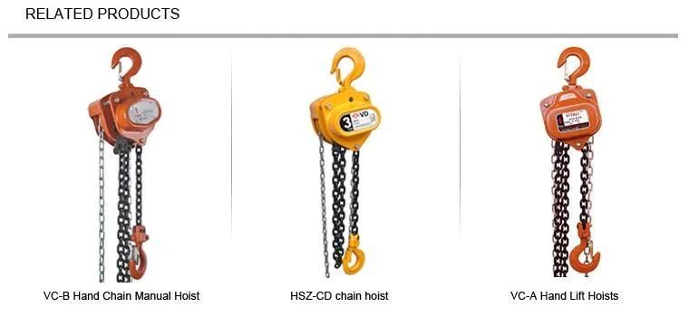Hot Sell Chain Pully Block, Heavy Duty Round Manual Lifting Chain Hoist