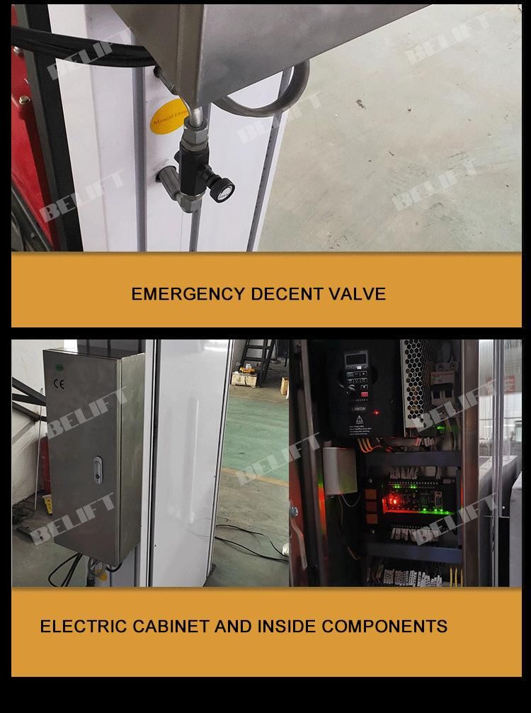 Made in China OEM Platform Vertical Mini Hydraulic Elevator Lift