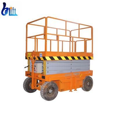 300kg Load Capacity High End Portable Lift Scissor Full Electric Power Lifting