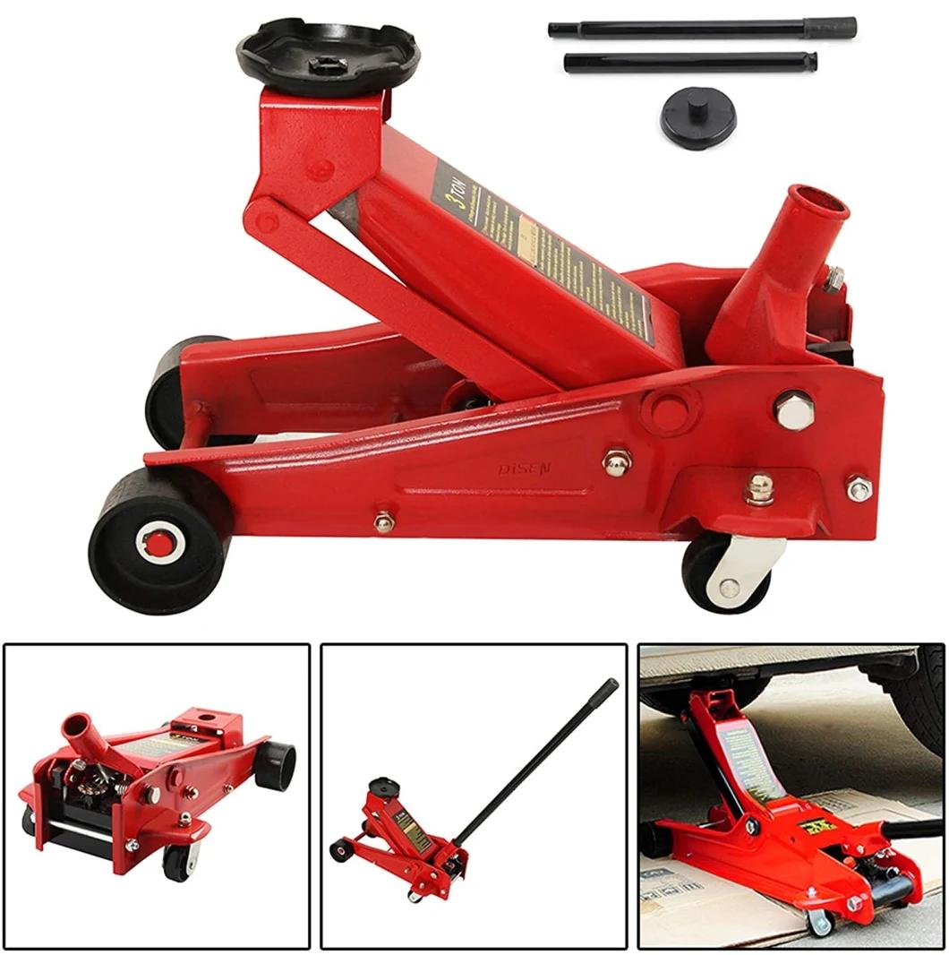 Hydraulic Car/Vehicle/Auto Repair Tools Lifting Equipment Machine Max Lift Height 500mm Durable Using 2.5 Ton Heavy Duty Floor Jacks (38401003)