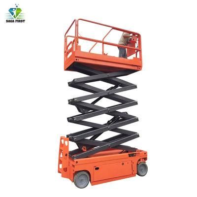 Small Platform Mobile Scissor Lift Aerial Work Platform