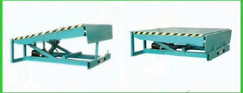 10t Load Hydraulic Yard Ramp with Big Platform Size