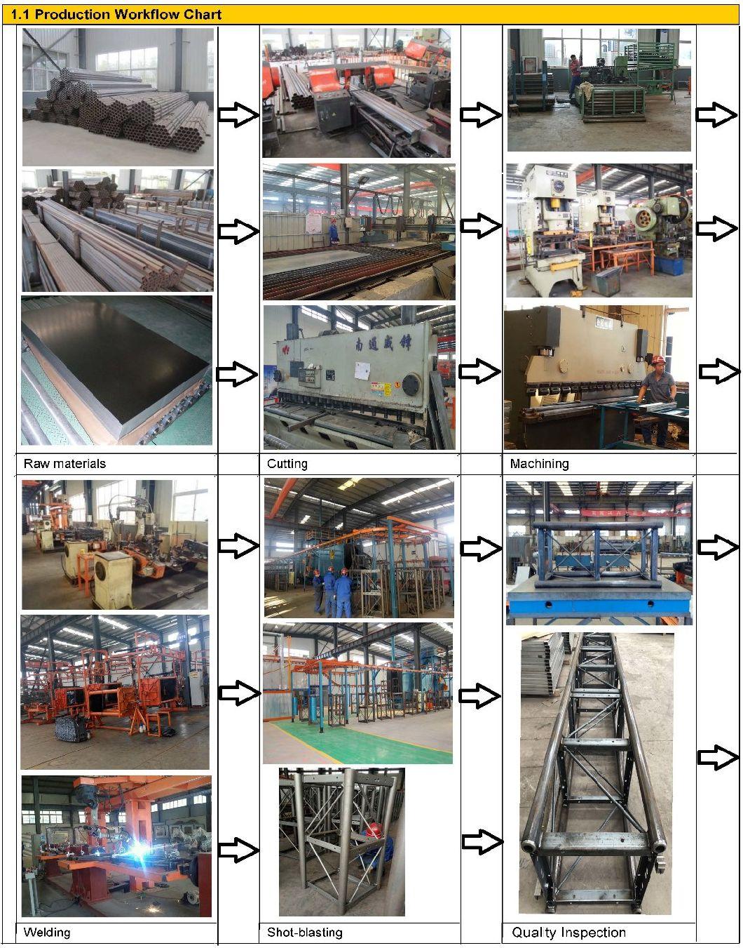 35m Length 200m Height Mast Climbing Work Platform