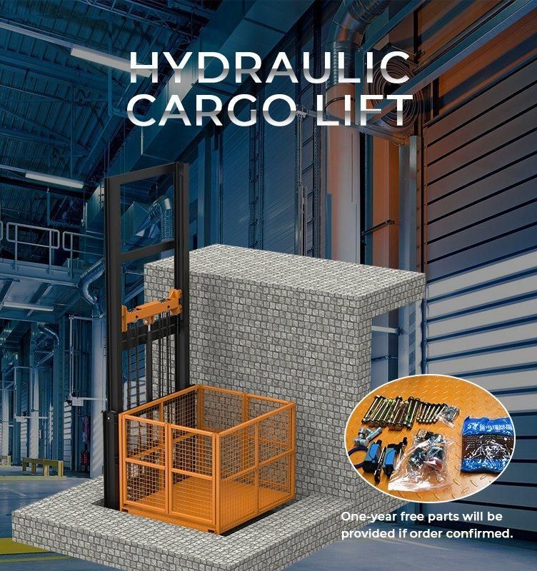 Morn Hdraulic Durable Freight Elevator