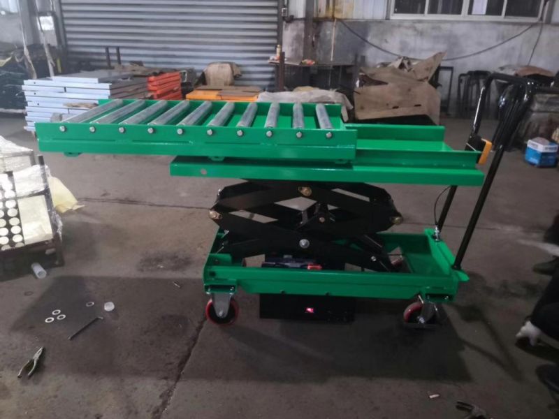 Heavy Duty Large Load Scissor Lifting Table with Roller