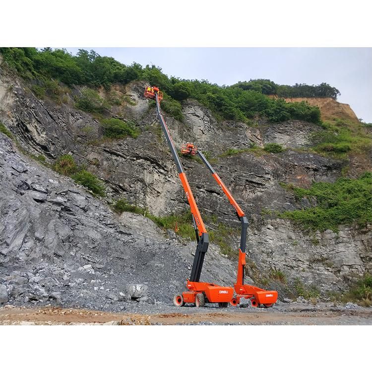 New Dingli 30m Working Height Telescopic Boom Lifts Bt30ert