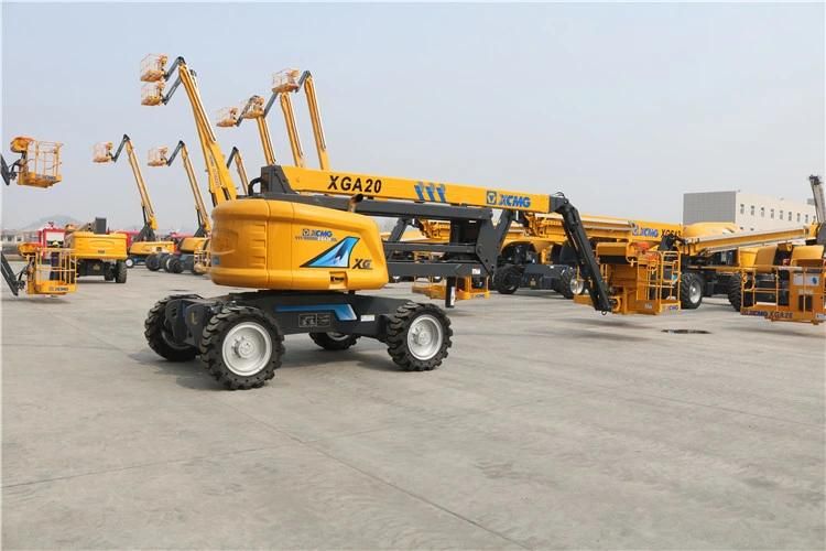 XCMG Official 20 Meter Self-Propelled Articulated Boom Lift China Hydraulic Mobile Boom Lift Platform Xga20 Price