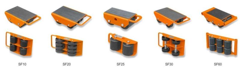 Loading Capacity 1000kg Transport Roll Skates-Fixed Type