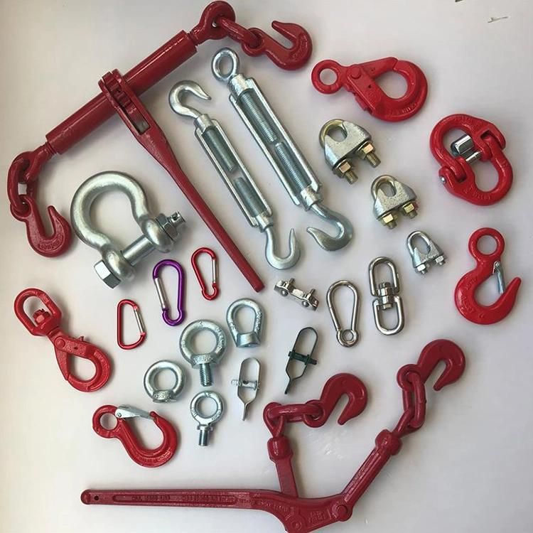 Rigging G80 Eye Self-Locking Hook for Lifting Chain Slings