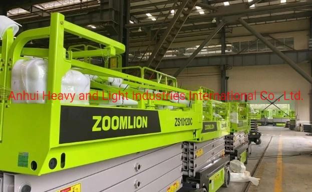 Chinese Brand Zoomlion Scissor Lifts Zs1012DC-Li with High Quality