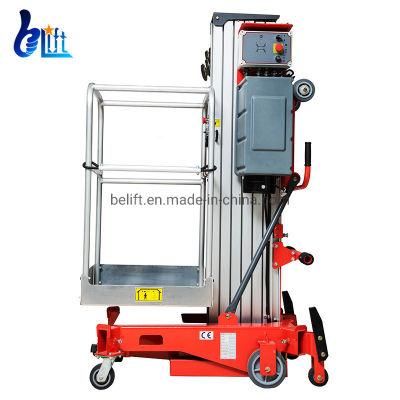 5m-12m Jlg Genie High End Single Mast Aluminum Work Platform Lift