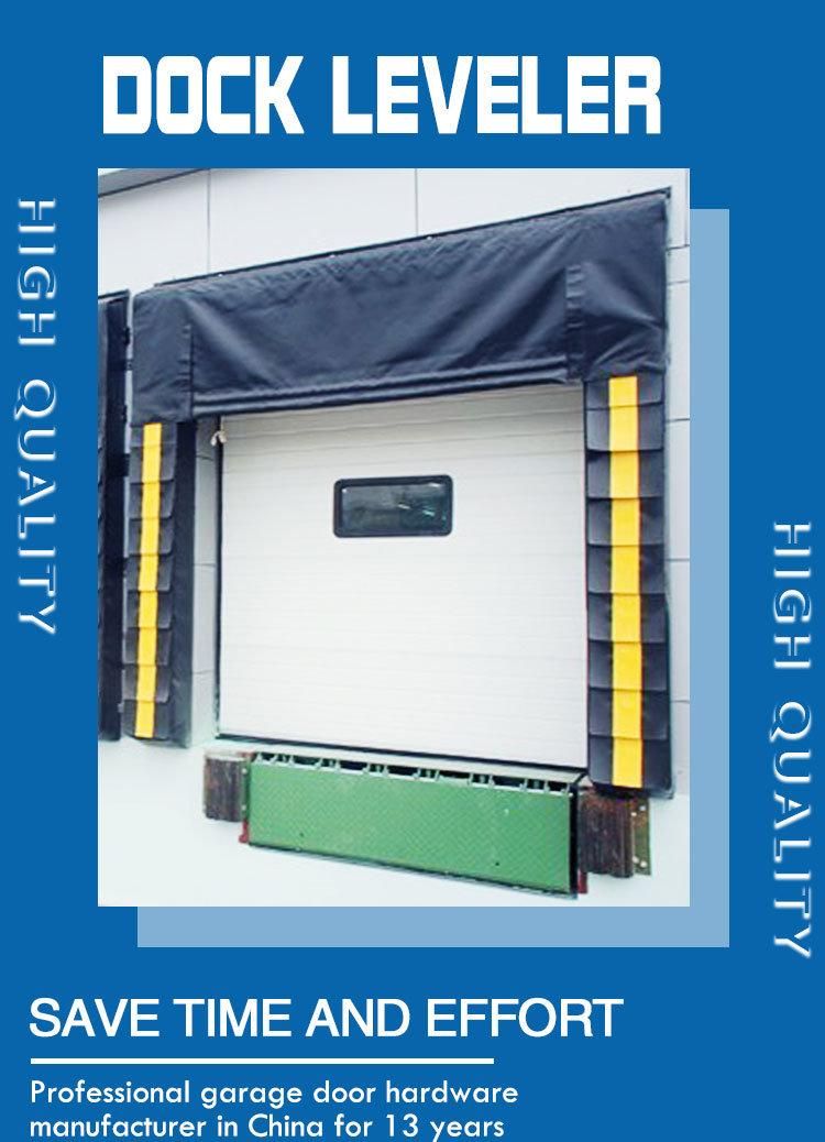 Automatic Container Unloading Loading Equipment Vertical Storing 10 Ton Vertical Dock Leveler Fixed 6 Ton Dock Leveller