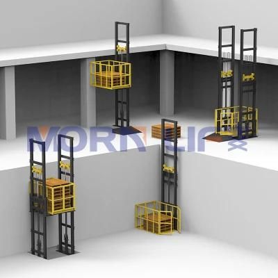 Available Explosion-Proof Morn Plywood Case CE Vertical Material Cargo Lift