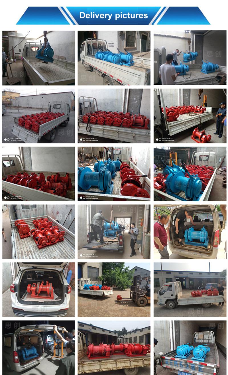 Wire Rope Lifting Towing Anchor Electric Windlass Hydraulic Winch