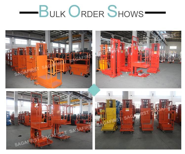 Manufacture Aerial 3.5m Mobile Electric Order Picker