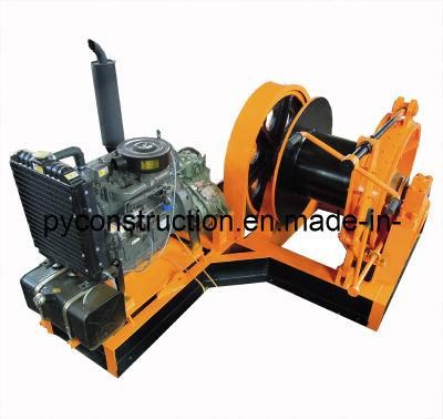 Ship Decking Machine Slipway Winch Diesel Engine