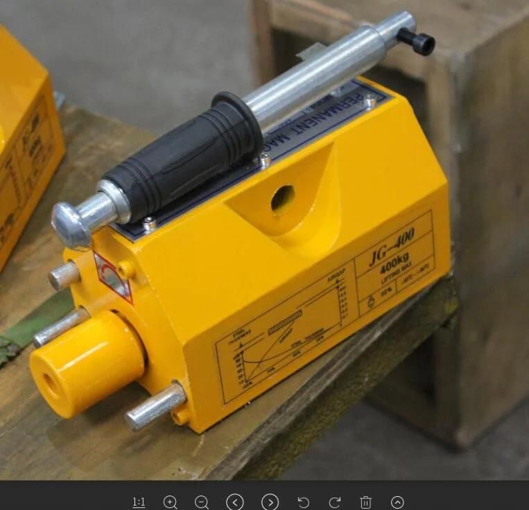 Hot Sale 10ton Steel Plate Magnetic Lifter with Round Steel