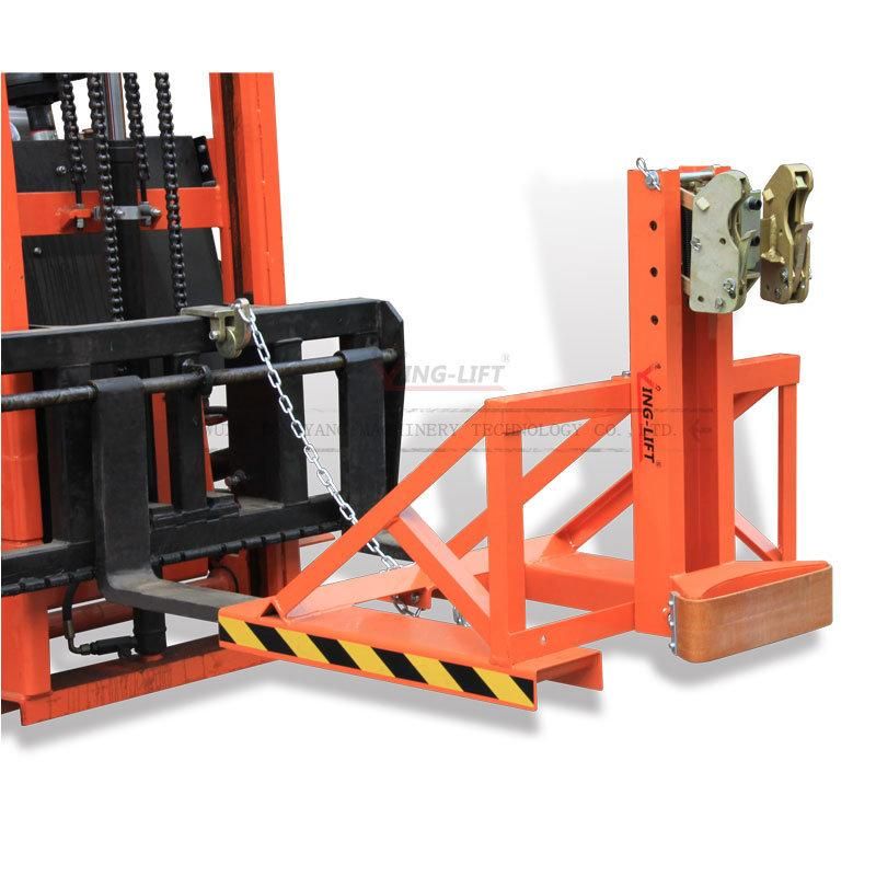 Capacity 500kg Drum Grab Eagle Grip Forklift Attachments Fork Mounted Drum Handling Equipment Dg500