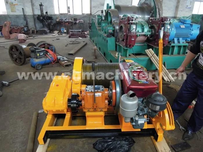 Gasoline Engine Powered Winch 5000kg