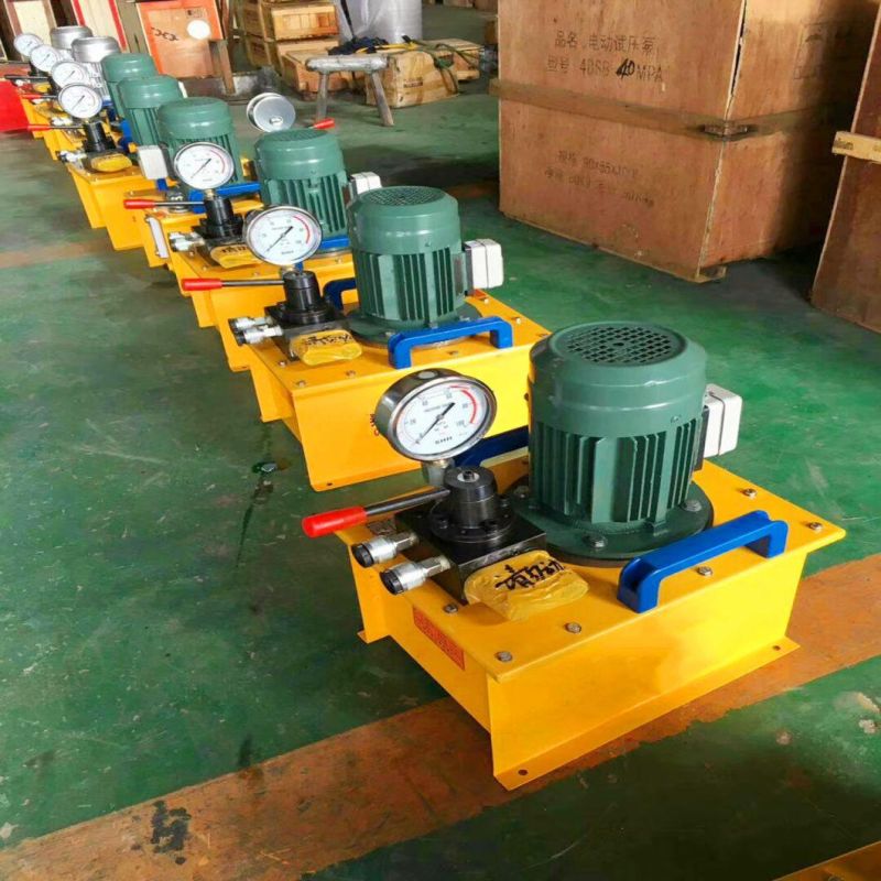 200ton 500ton Flange Electric Hydraulic Jack with Oil Pump 5.5kw Motor