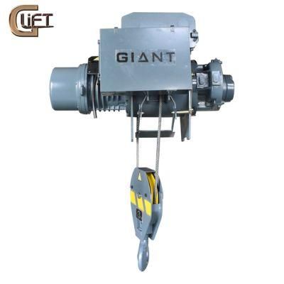 China Electric Wire Rope Hoist Block Crane with Trolley 1-20t