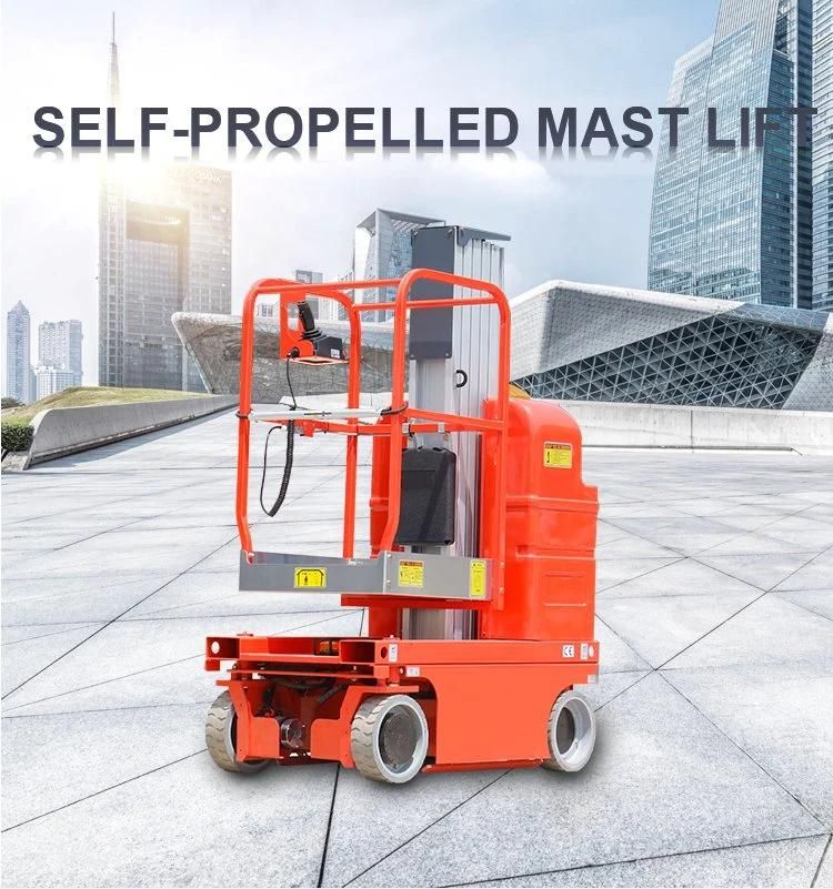 6m Small Portable Manual One Man Lifting Platform for Aerial Work