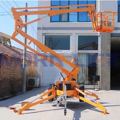 by Car or Truck Tow Cherry Picker Towable Trailer Boom Lift