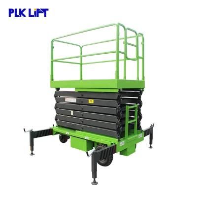1000kg Outside Telescopic Mobile Scissor Lift Aerial Working Elevator