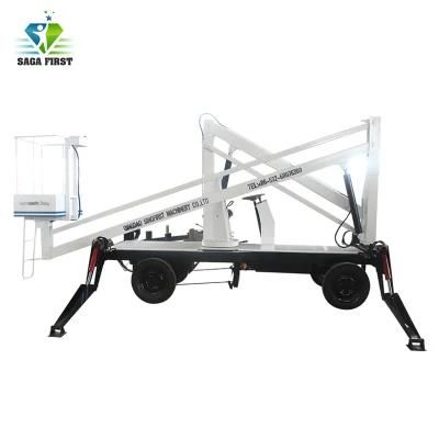 Ce ISO Arm Folded Mobile Articulating Cherry Picker