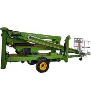 1 Ton 10m Articulating Small Aerial Lifts Articulated Hydraulic Crawler Sky Towable Boom Lift Cherry Picker