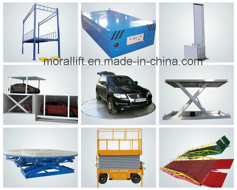 Single Mast Vertical Platform Lift Freight Elevator