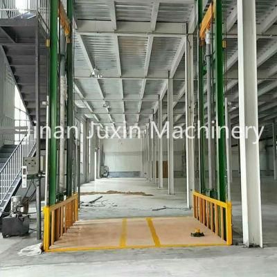 Factory Supply Guide Rail Chain Cargo Electric Ladder Lift Goods Elevator