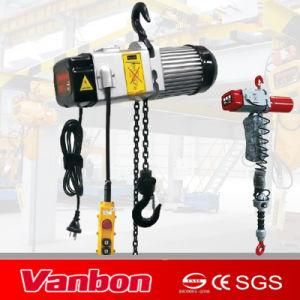 200-400kg Electric Chain Hoist 1/3phase with Intergrated Control Switch