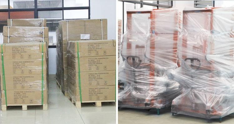 Load Capacity 200kg Flat Plate Type Semi Electric Stacker with Lifting 1200mm Height