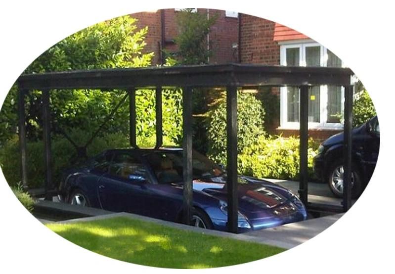2 Level Garage Parking Car Lift Two Car Lift