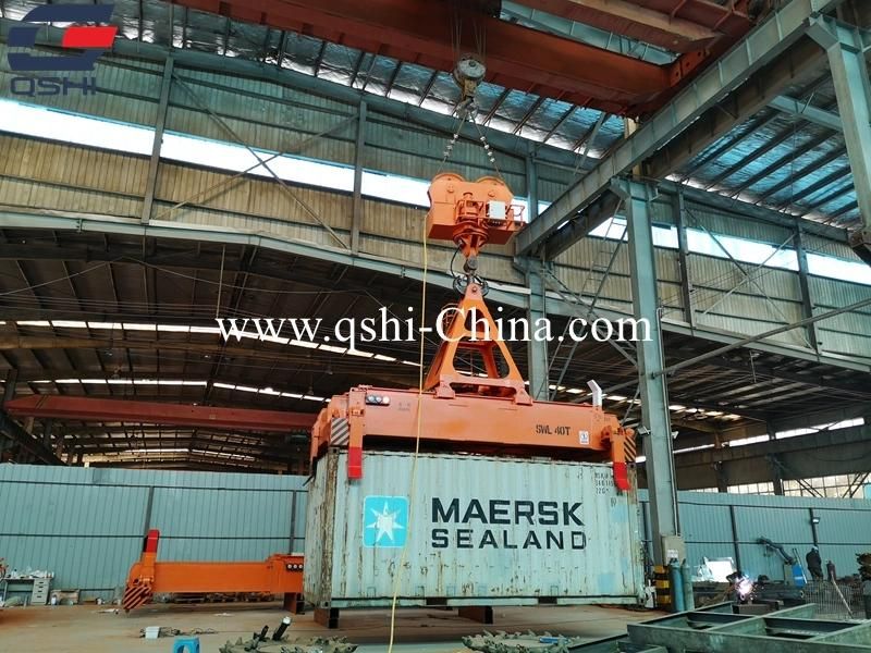 20-40FT Electrical Hydraulic Container Spreader with Rotating Device for Ship′s Crane with BV Certificate