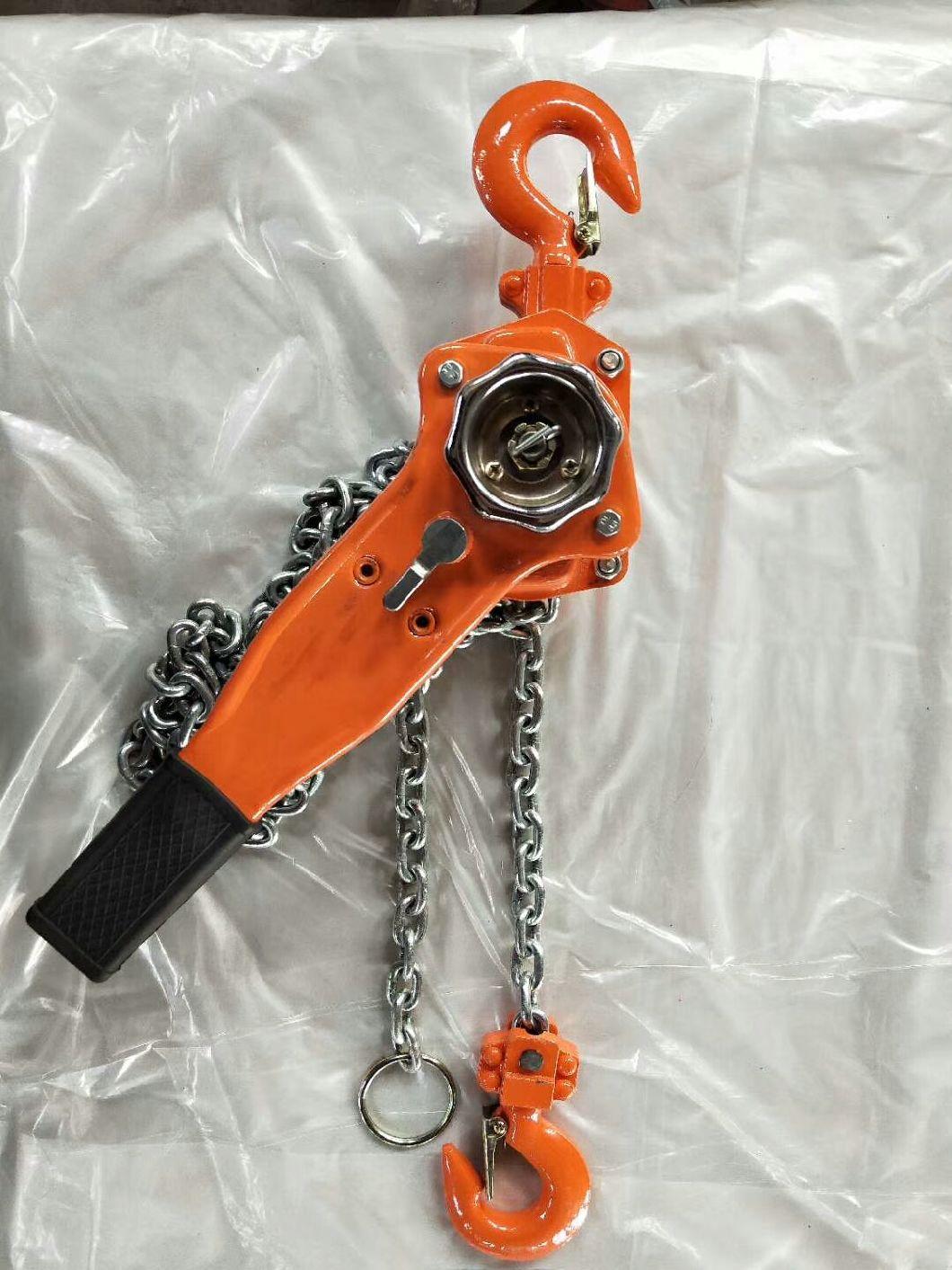 Hand Pulling Manual Chain Hoist Crane Hand Lifting Chain Block with Hook Manual Chain Hoist and Handchain Pulley Block Manual Lever Chain Hoist Crane
