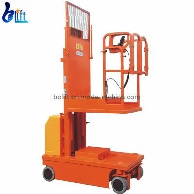 3m-7m Small Hydraulic Goods Picking Platforms Electric Aerial Stock Order Picker Lift