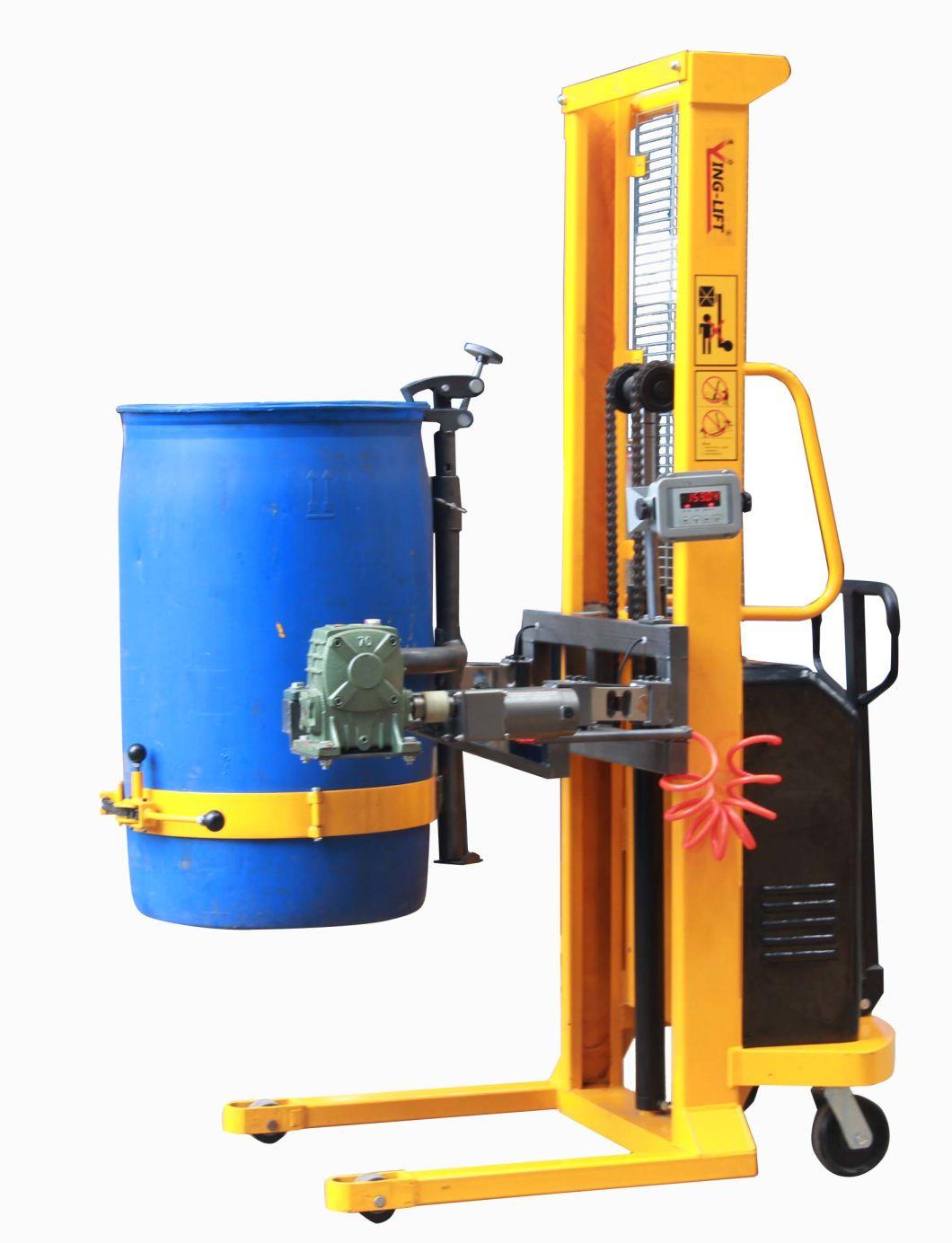 Electric Hydraulic Oil Drum Pallet Stacker Lifter with High Quality Barrel Stacker Yl520 Series