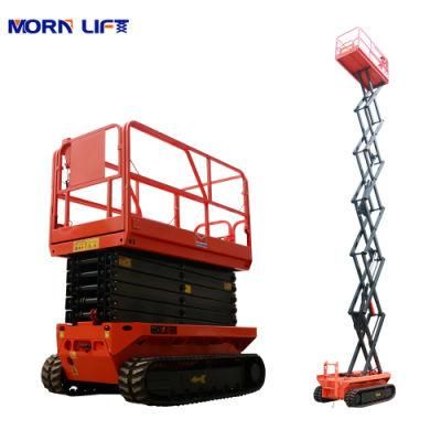 4m 6m 8m 10m 12m Electric Hydraulic Tracked Self Propelled Mobile Aerial Work/Working Lift/Lifting Platform