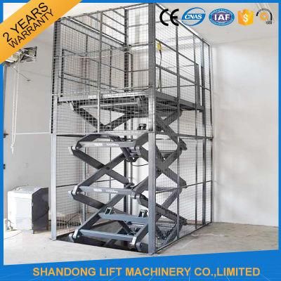 Stationary Hydraulic Scissor Lift Platform with Ce