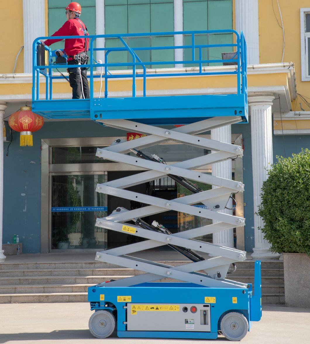 Simple Struction Steady Aerial Working Self-Propelled Scissor Lifts